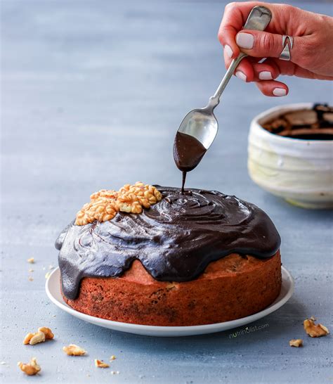 This banana and chocolate cake recipe takes 1hr and 15 mins to cook and costs hardly anything at all to make. Gluten-free Banana Walnut Cake w/ Chocolate Frosting ...