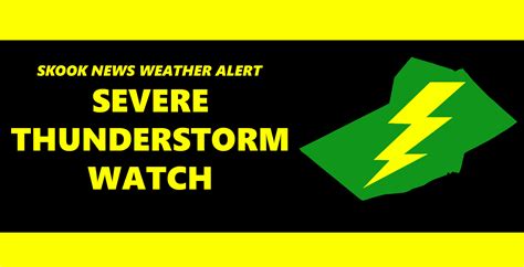 Weather Alert Severe Thunderstorm Watch Issued For Tuesday Afternoon