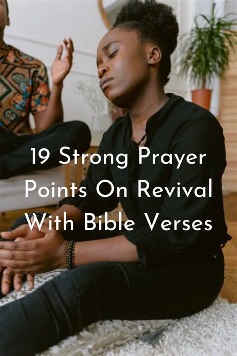 19 Strong Prayer Points On Revival With Bible Verses Faith Victorious