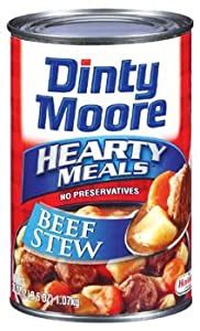 It's interesting that i looked at images of dinty moore stew from the 1960's i can see the actual grain of the beef, but that cannot be seen in the images of this product. share currently unavailable want us to email you when this item becomes available email me have ...