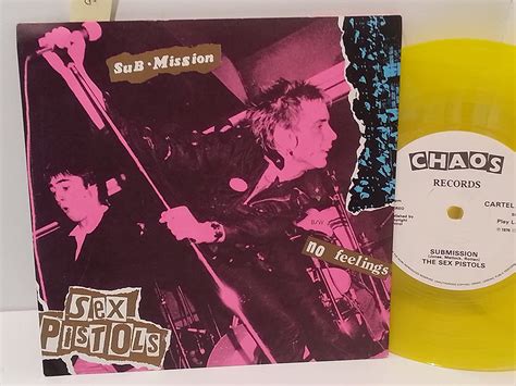 Sex Pistols Submission 7 Single Yellow Vinyl Limited Edition 5000