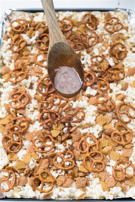 Sweet And Salty Popcorn Snack Mix Recipe