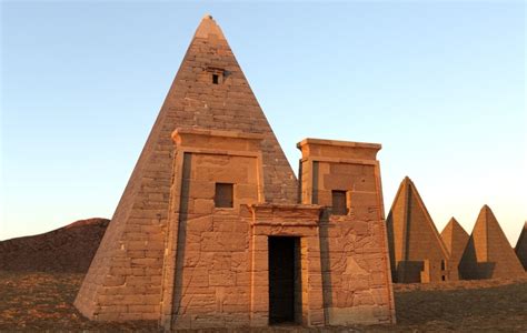 Ancient Nubian Pyramid 3d Asset Cgtrader