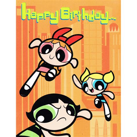 Today i am celebrating the powerpuff girls with this awesome piece of cake art. Powerpuff Girls 'Happy Birthday' Greeting Card w/ Envelope ...