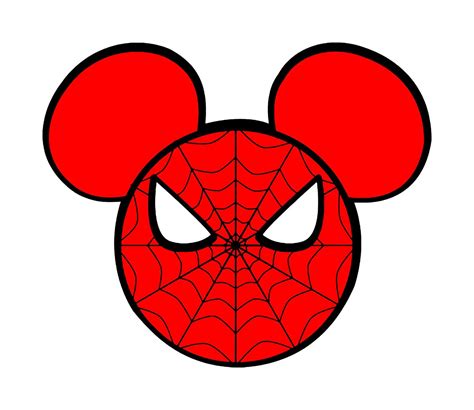 Personalized Spiderman Mickey Mouse Diy Iron On Decal 700 Via Etsy
