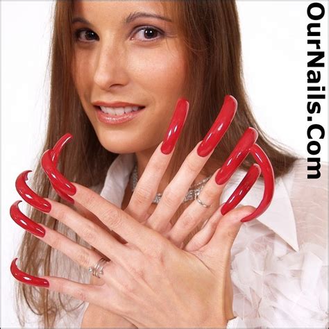 pin by frans koopmann on long nails curved nails long red nails long nails