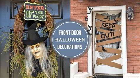 10 Diy Halloween Front Door Decorations Youll Love