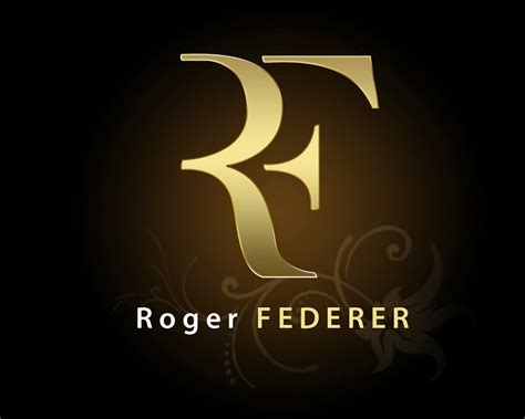 All About Logo Roger Federer Rf Logo