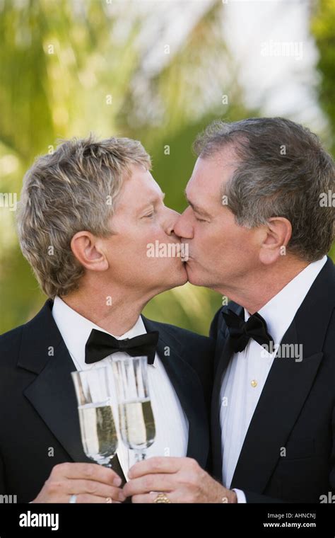 Mature Gay Couple Kissing Hi Res Stock Photography And Images Alamy