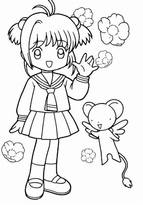 Cardcaptor Sakura Coloring Pages Best Coloring Pages For Kids