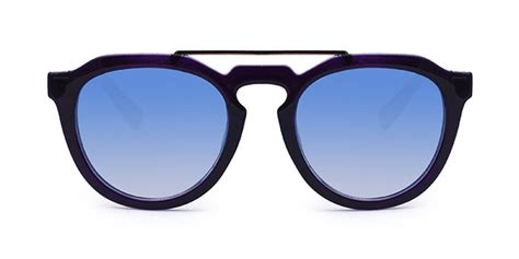Elisian Blue Tinted Round Sunglasses S20a1425 ₹999