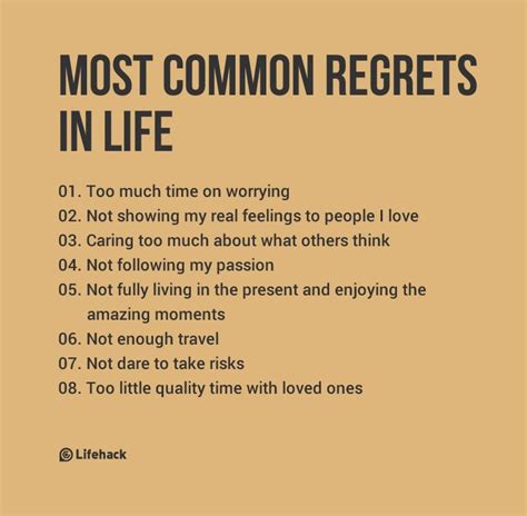 Most Common Regrets People Have In Life Artofit