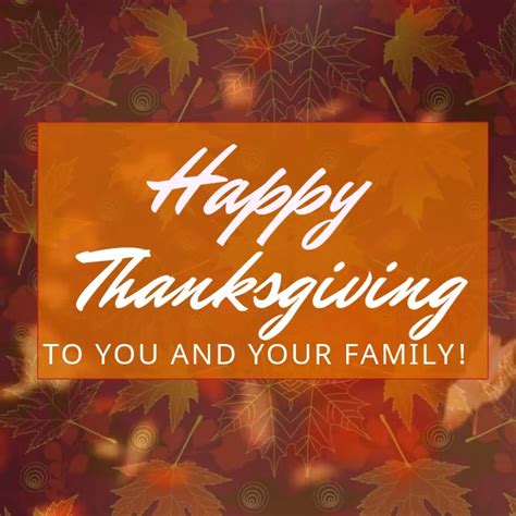 copy of happy thanksgiving social media post template postermywall