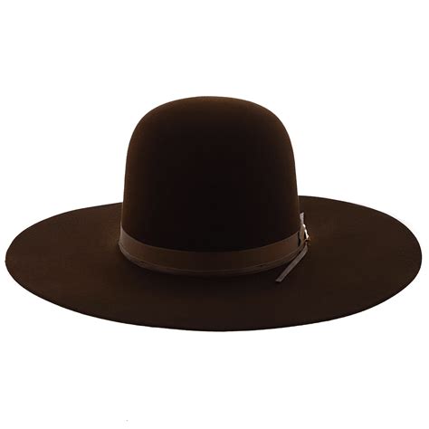 Smith Stetson Fur Felt Open Crown Western Hat Fashionable Hats