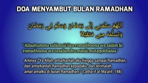Ada banyak keutamaan bulan ramadhan yang perlu diketahui oleh umat. bacaan di Bulan sya'ban Doa Menyambut Bulan Ramadhan Dan ...