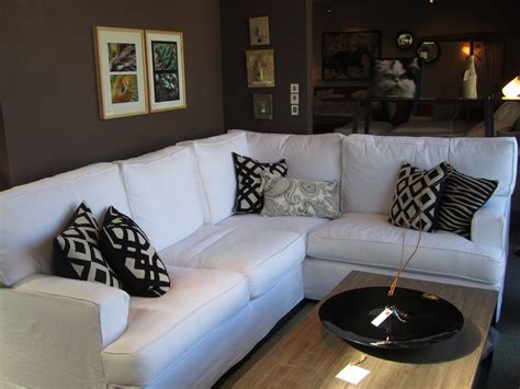 See more ideas about home, denim decor, decor. Slipcover Studio Sectional-white denim | Slipcovers, Home ...