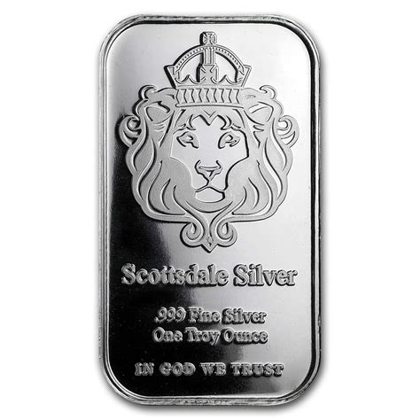 Buy 1 Oz Silver Bar Scottsdale Apmex