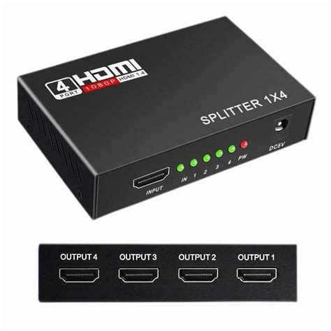 1x4 Hdmi Splitter 4 Ports Hdmi Splitter 1 In 4 Out At Rs 1050 Hdmi