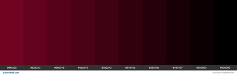 Shades Xkcd Color Wine Red 7b0323 Hex Colors Palette Colorswall