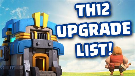 Clash of clans town hall 8 (th8) upgrade priority guide! Clash of Clans • TOWN HALL 12 UPGRADE LIST - YouTube