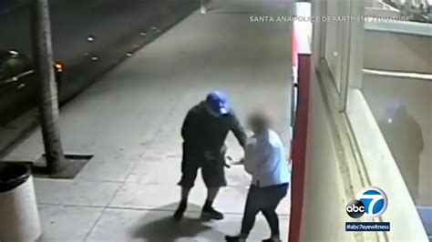 Video Man Robs Woman At Gunpoint By Santa Ana Atm Abc7 Los Angeles