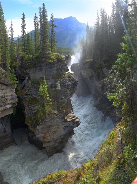 Ron Richey Athabasca Falls Jasper National Park