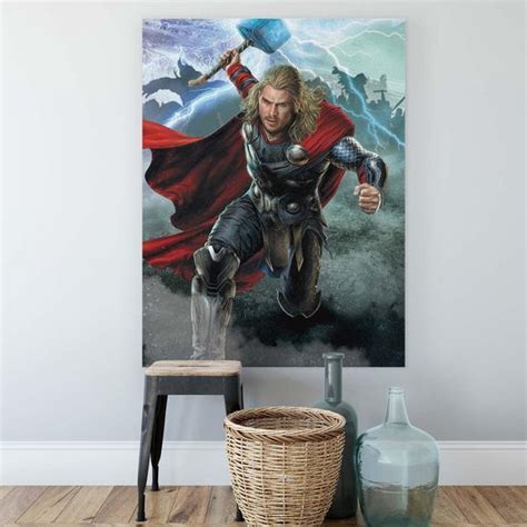 Marvel Thor Canvas Print 100cm X 75cm