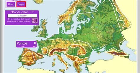 20 Y Más Desde El Santiago El Relieve De Europa