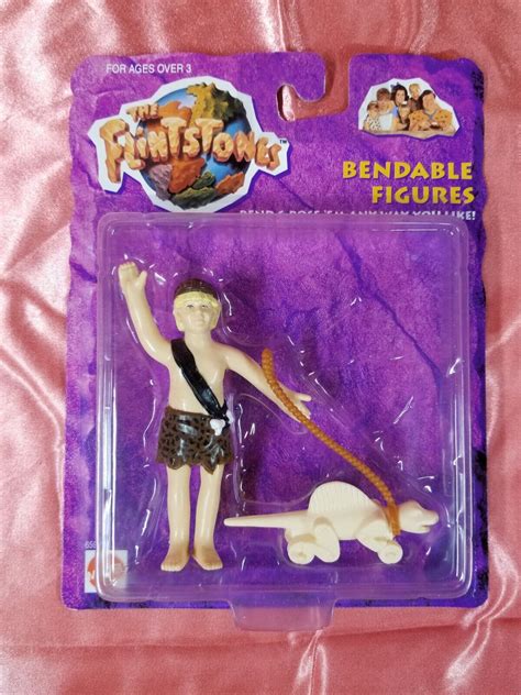 Vintage 1993 The Flintstones Bendable Figure Bamm Bamm 1993 New Rare Ebay