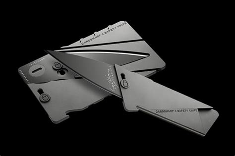 Ian Sinclair Cardsharp 4 Metal Credit Card Folding Knife Hypebeast