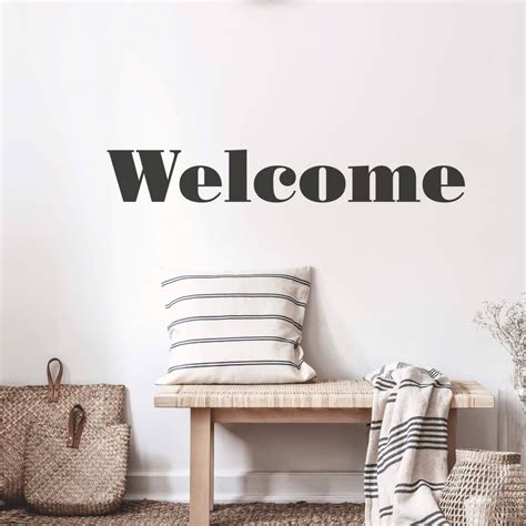 Welcome 3 Wall Sticker Wall
