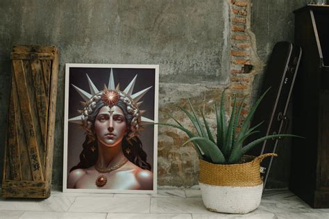 Ishtar Sumerian Goddess Of Love And War Wall Art Iconic Etsy