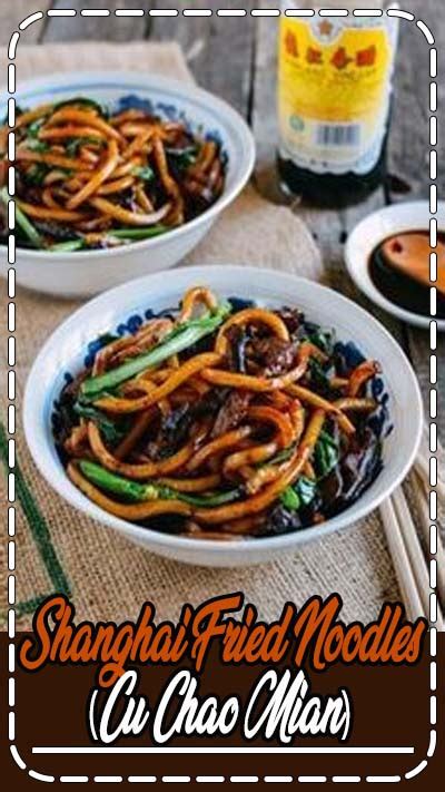 Nevertheless, perhaps no chinese dish has suffered more in its passage from the mainland to the west than chao mian (chow mein). Shanghai Fried Noodles (Cu Chao Mian) - Healthy Living and ...