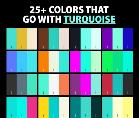 25 Best Colors That Go With Turquoise Color Palettes Creativebooster