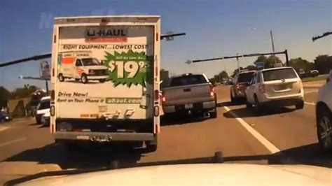 Dash Cam Video Shows Florida Man Lead Cops On High Speed Chase In A U Haul Truck