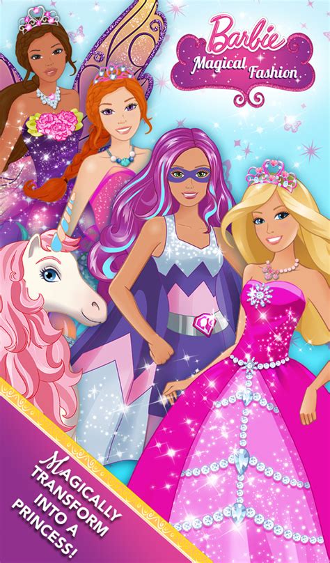 barbie magical fashion dress up amazon ca appstore for android