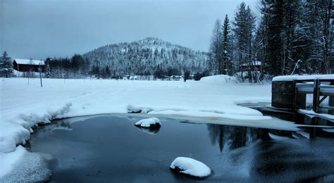Immeljarvi The Frozen Lake Levi Finland Immeljarvi Is A Flickr