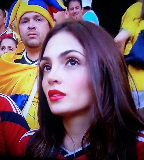 Colombian Beauty From The Brazil Vs Colombia Match Today