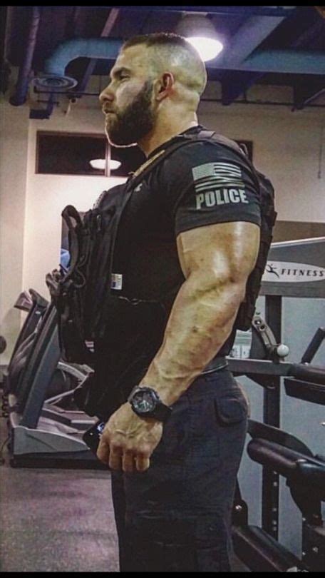 Scruffy Men Handsome Men Police Workout Men S Uniforms Hot Cops Bear Men Hot Men Law