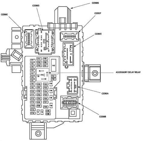 2001 Ford Taurus Fuel Pump Fuse Diagram