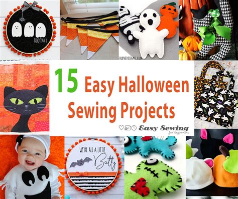 15 Easy Halloween Sewing Projects Easy Sewing For Beginners
