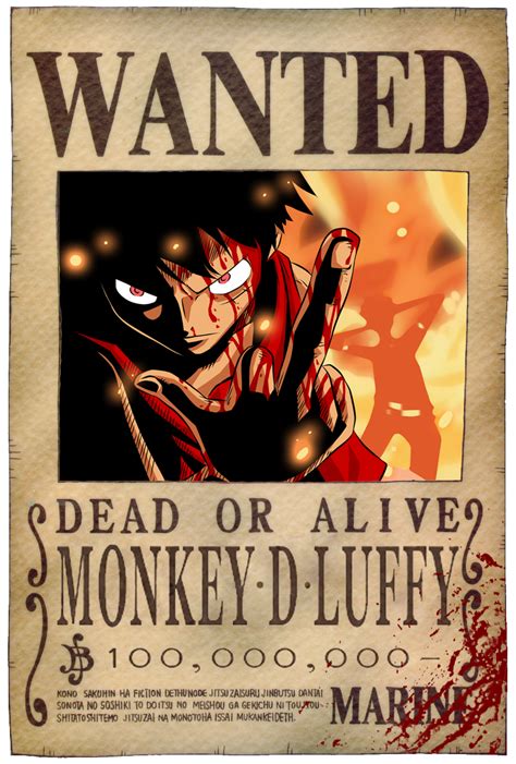 Poster Luffy One Piece Ilustrasi