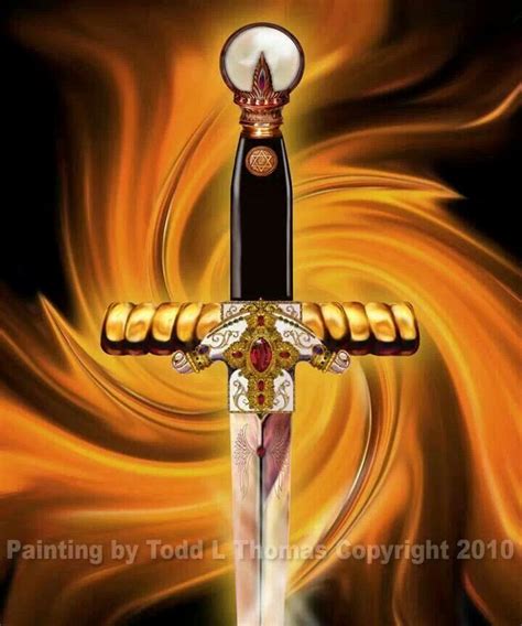 Flaming Fire Sword Of The Spirit Prophetic Art Spirited Art