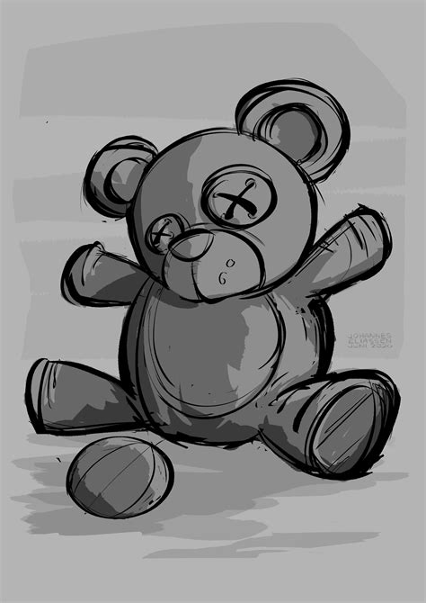 Artstation Teddy Bear 2020 Sketch