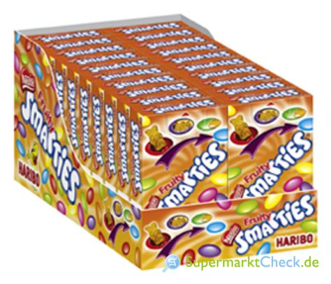 Nestle Smarties Fruity 20 Er 20 X 40 G Preis Angebote Kalorien