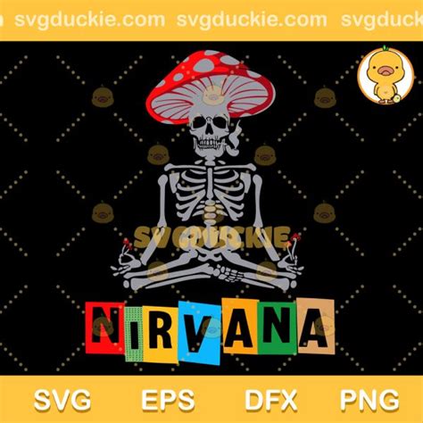 Nirvana Skeleton Yoga Svg Meditation Skeleton Svg Yoga