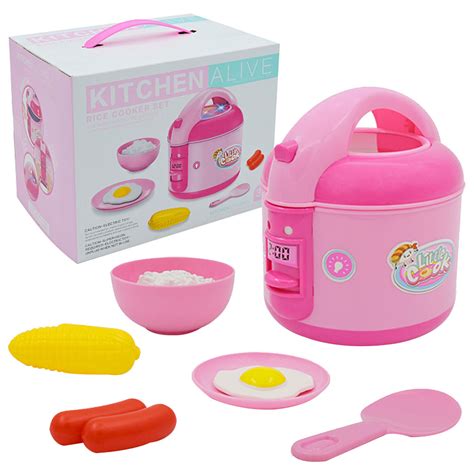 2020 Classic Cooking Toys For Children Pretend Play Rice Cooker Food