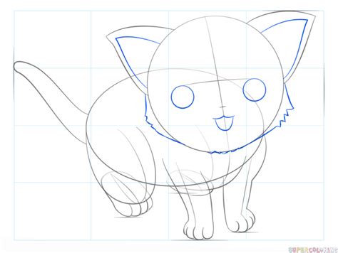 Всё найдено на просторах интернета. How to draw an anime cat | Step by step Drawing tutorials
