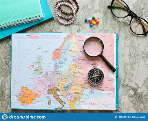 Travel Tourism And Vacation Concept Background Map Of The World