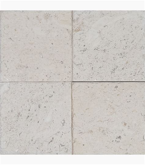 4×4 Shell Stone Tumbled Limestone Tile Natural Elegance Collection